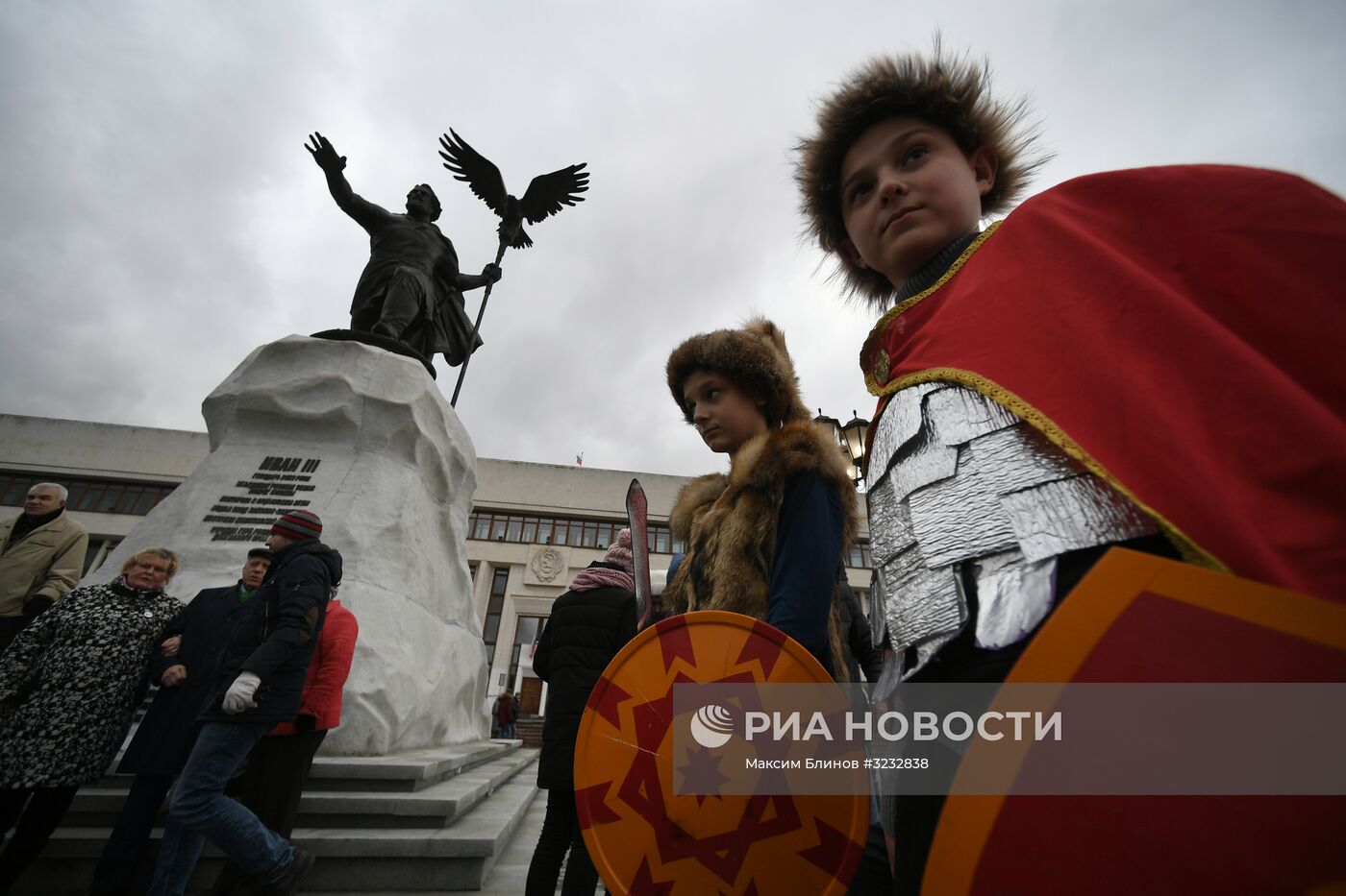 Открытие памятника Ивану III в Калуге