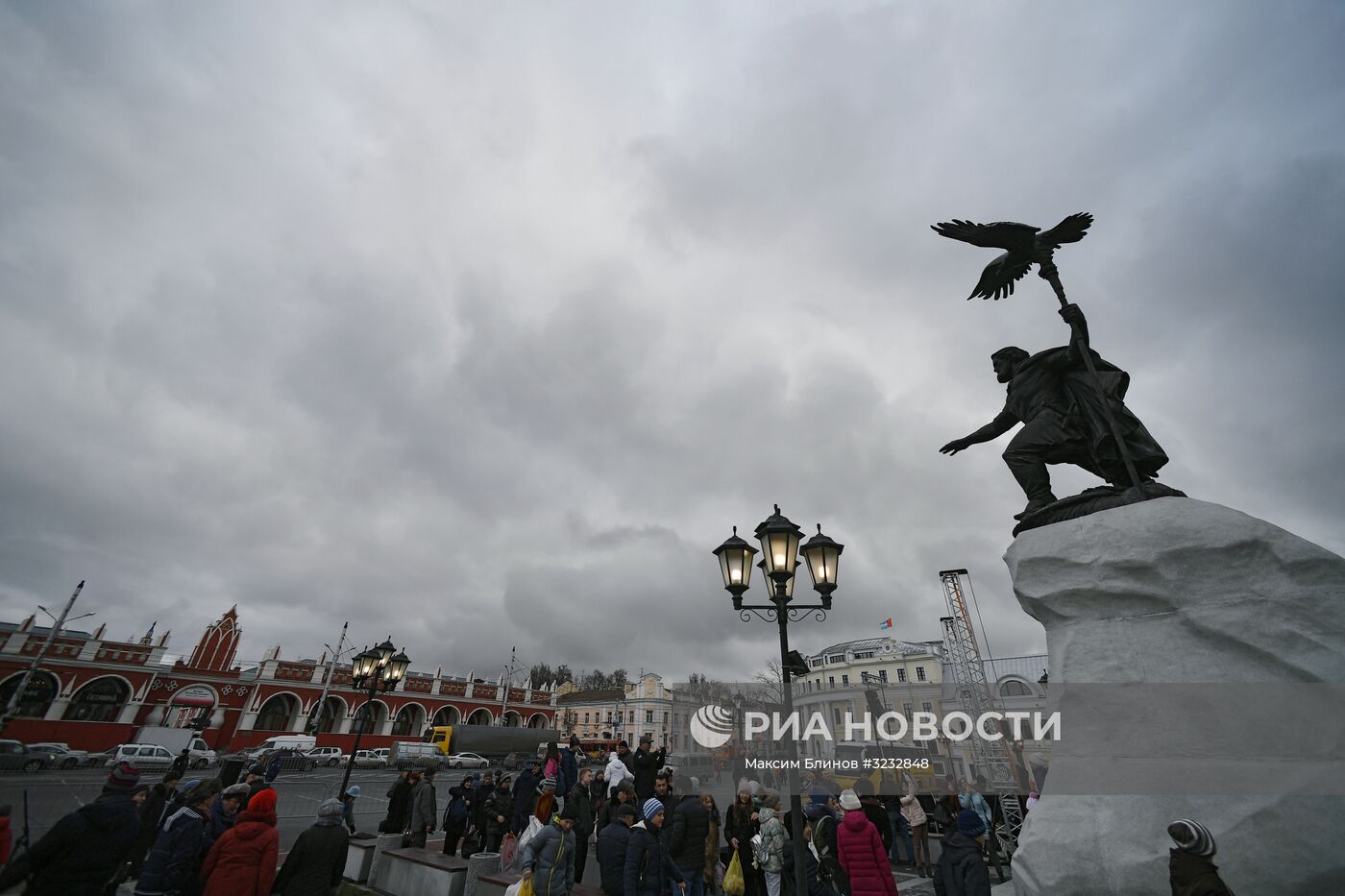 Открытие памятника Ивану III в Калуге