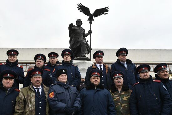 Открытие памятника Ивану III в Калуге