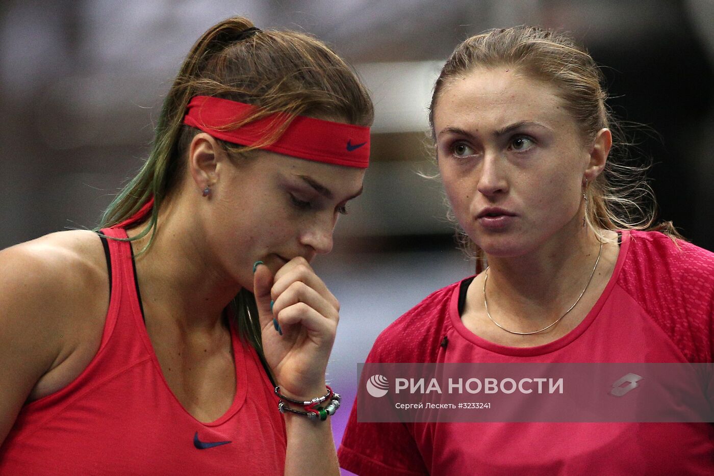 Теннис. Кубок Федерации. Финал. Матч Белоруссия - США. Второй день.