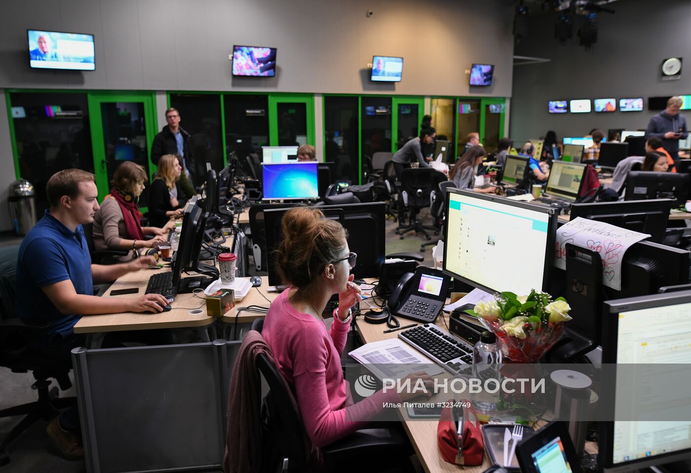 Офис телеканала RT в Москве