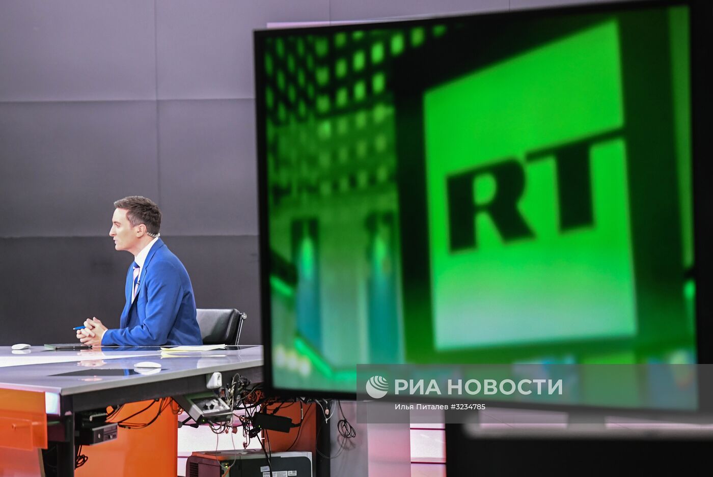 Офис телеканала RT в Москве