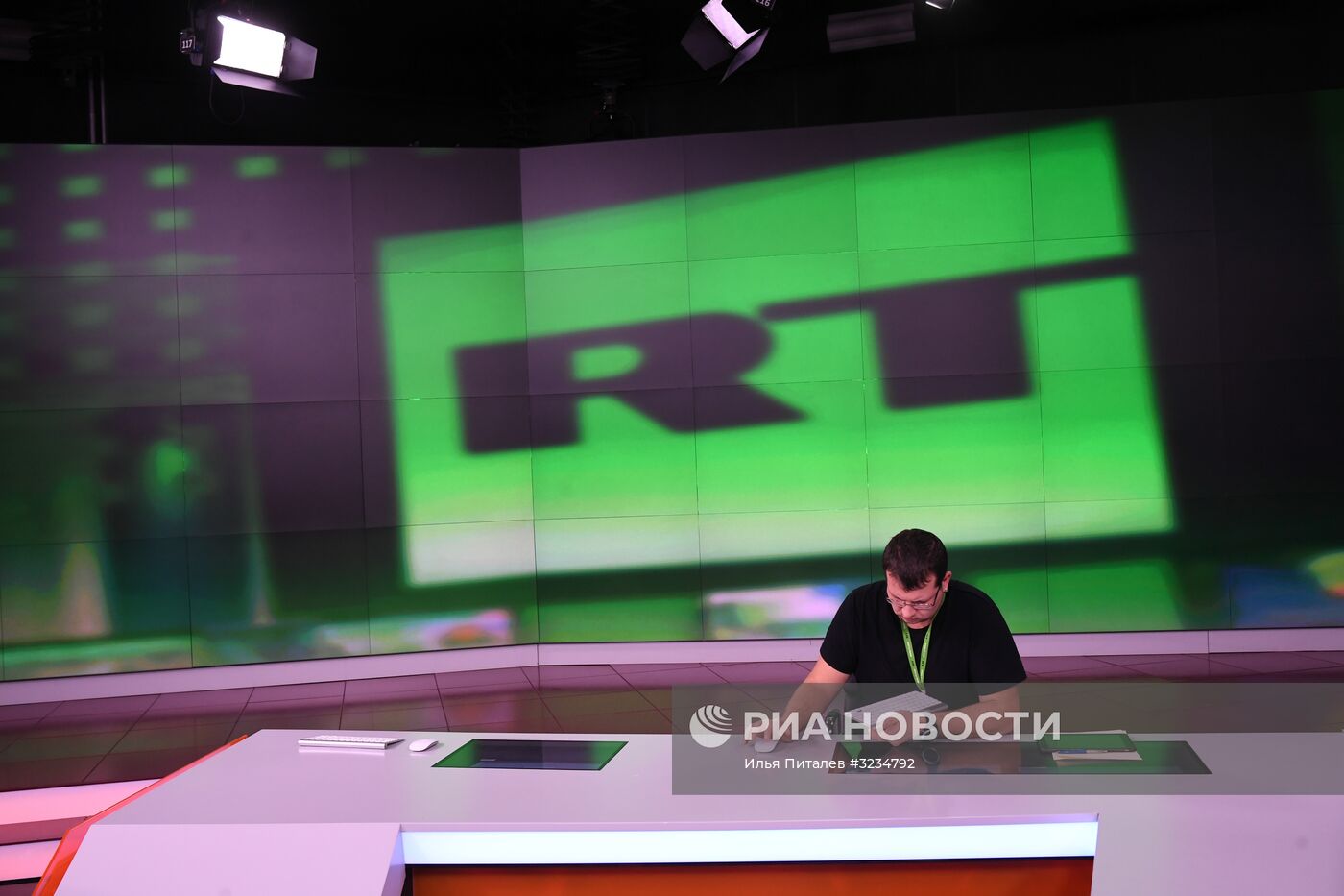 Офис телеканала RT в Москве