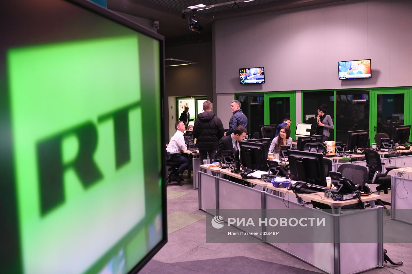 Офис телеканала RT в Москве