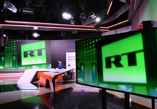 Офис телеканала RT в Москве