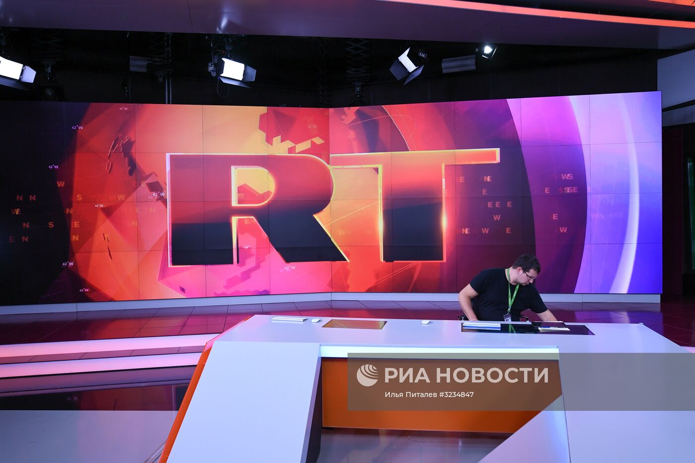 Офис телеканала RT в Москве