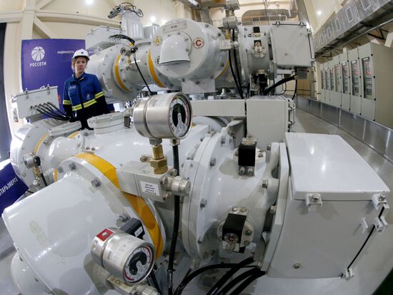 Запуск электроподстанции "Береговая" в Калининграде