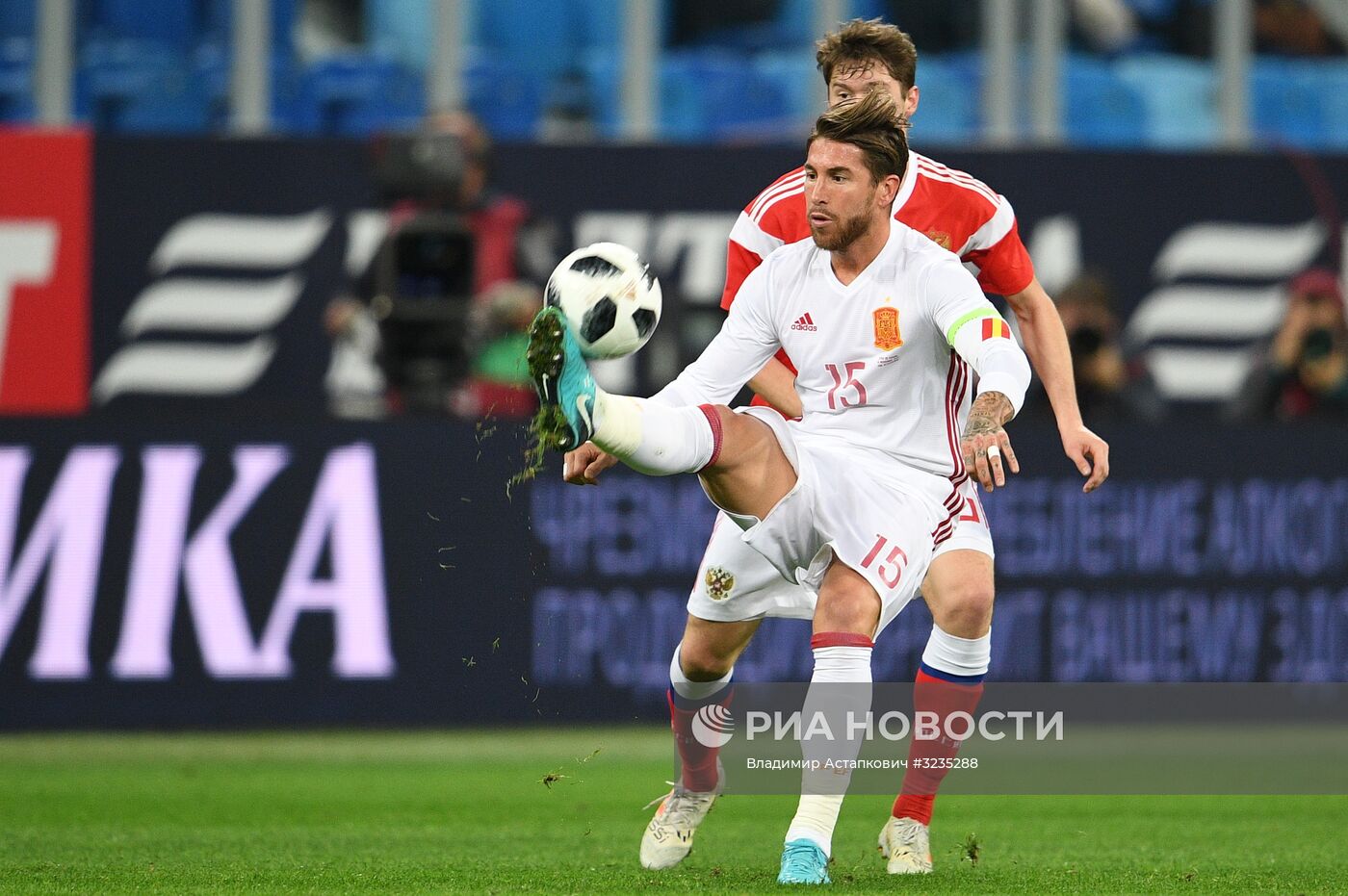 Футбол. Товарищеский матч. Россия - Испания