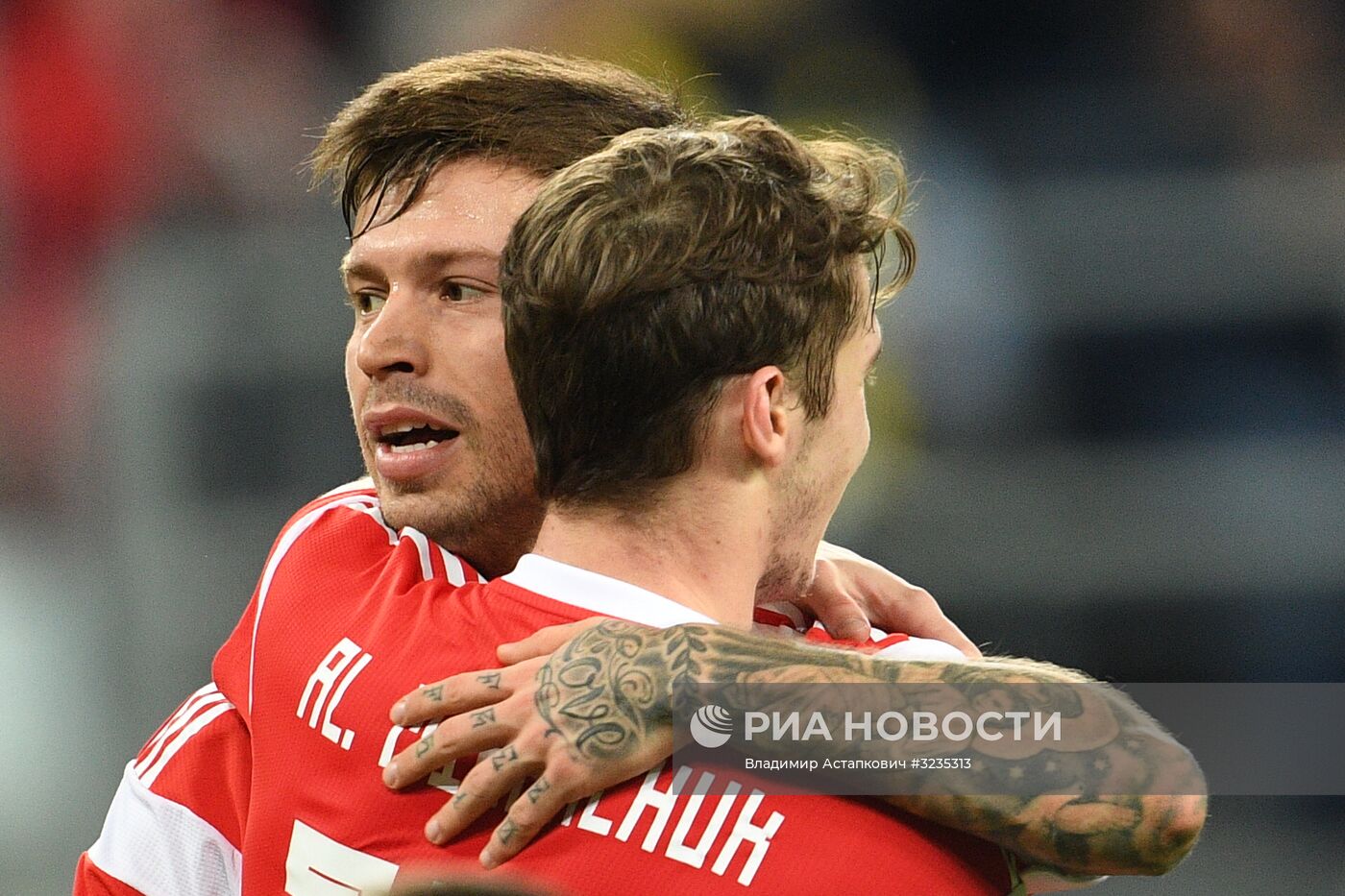 Футбол. Товарищеский матч. Россия - Испания