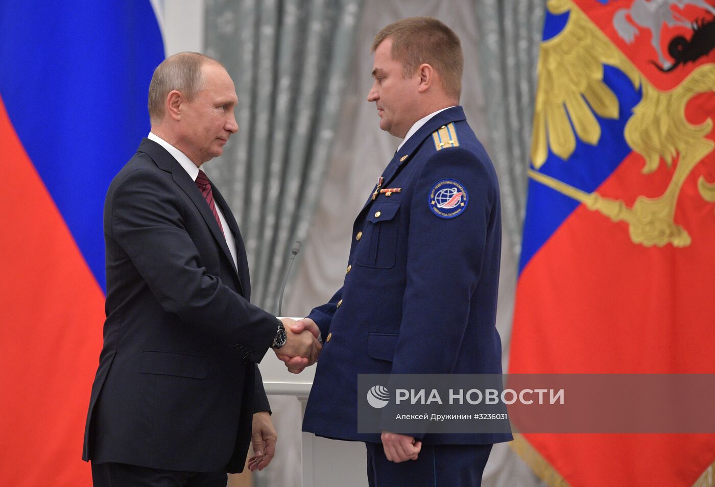 Президент РФ В. Путин вручил государственные награды в Кремле