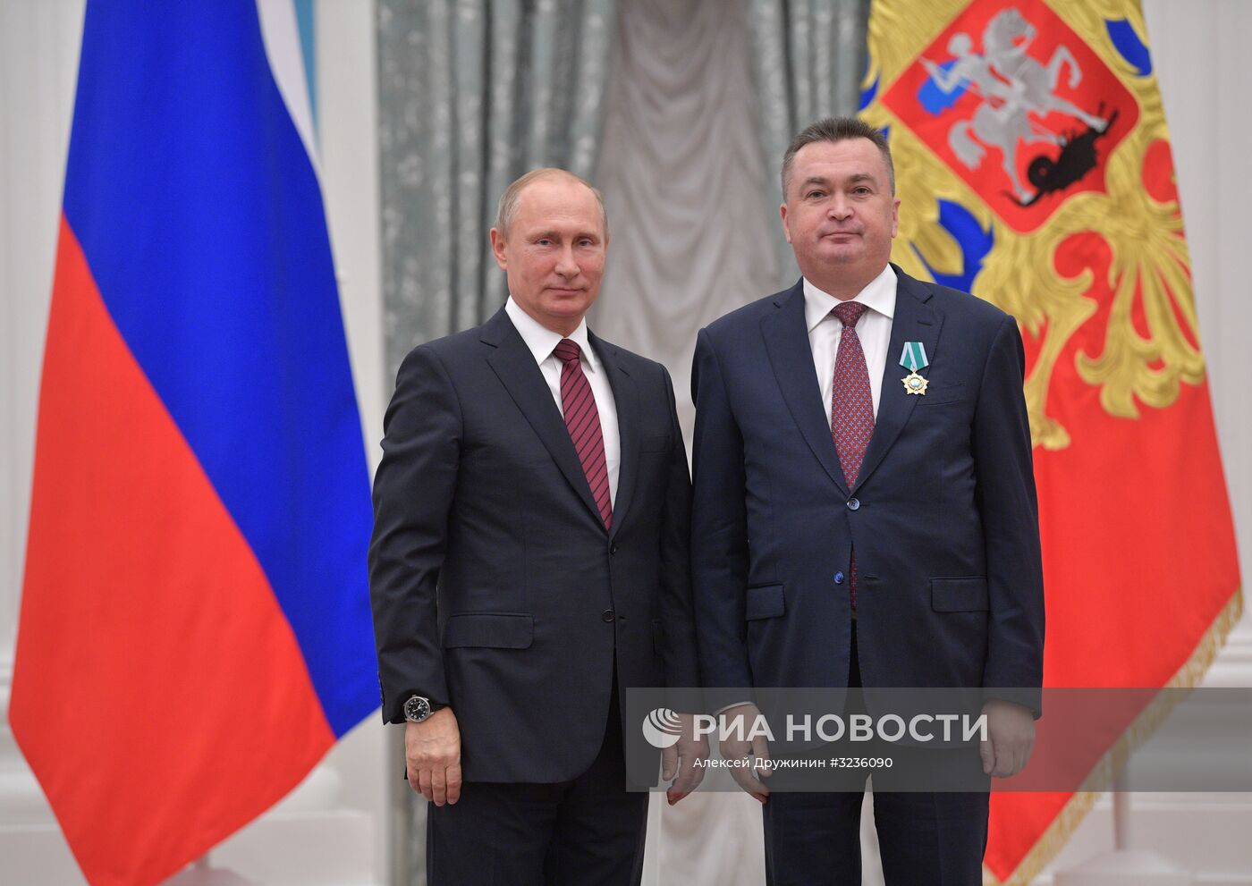 Президент РФ В. Путин вручил государственные награды в Кремле