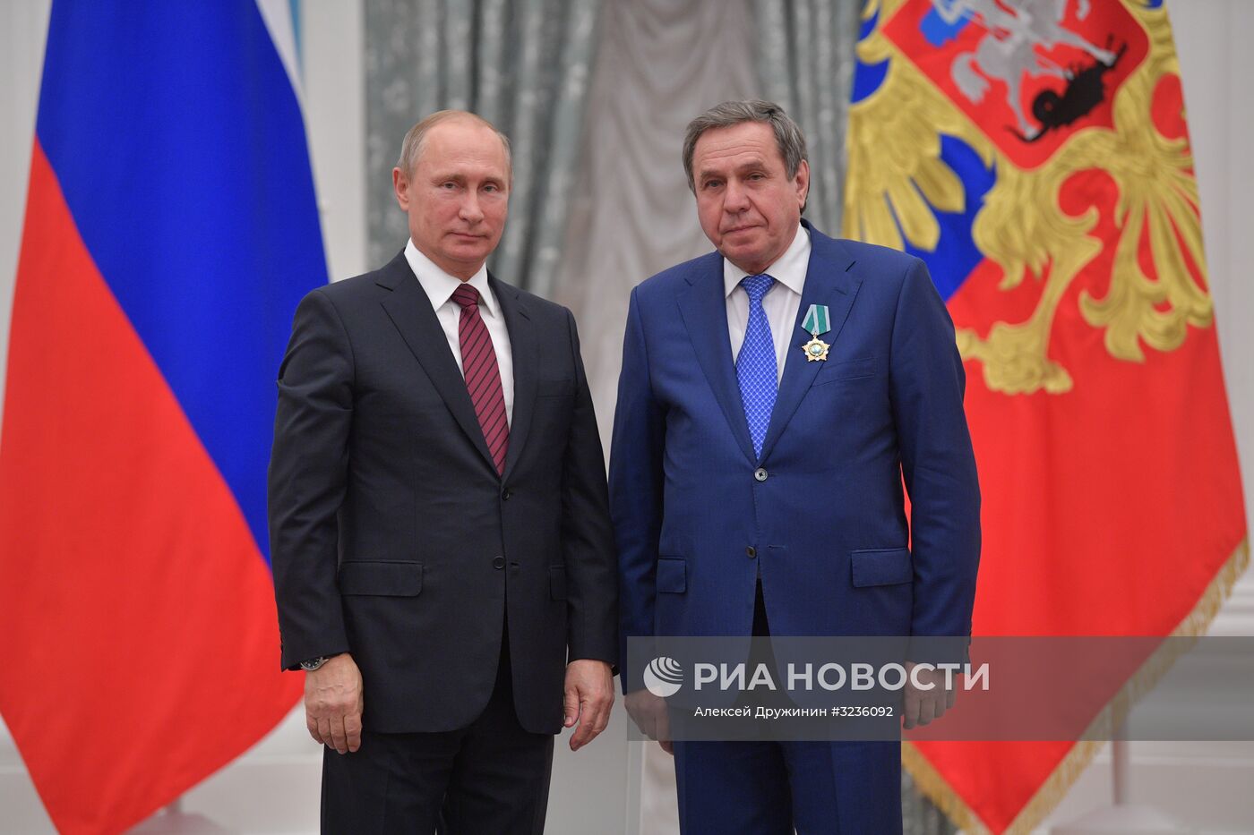 Президент РФ В. Путин вручил государственные награды в Кремле