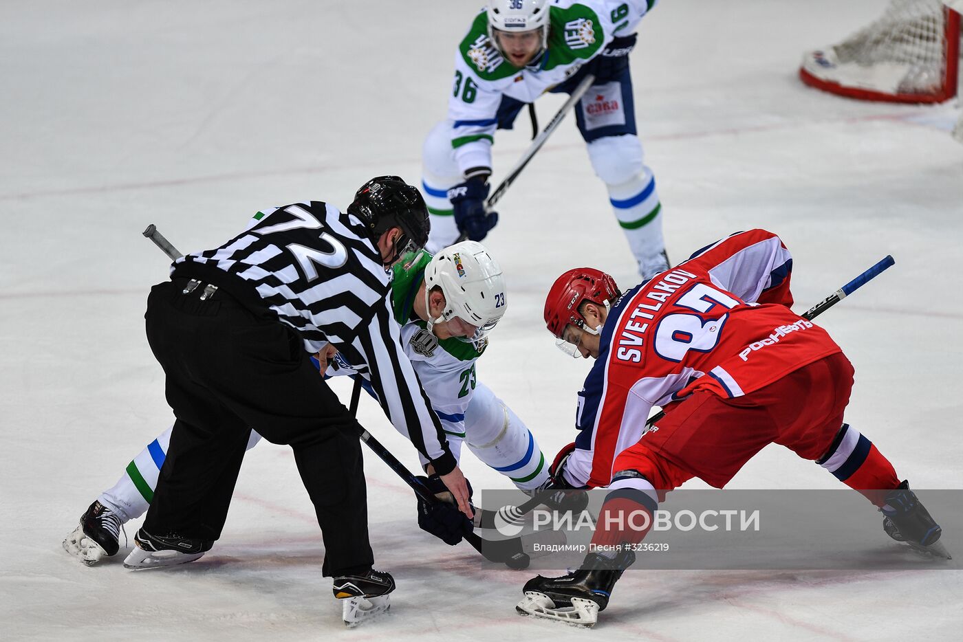 Хоккей. КХЛ. Матч ЦСКА - "Салават Юлаев"