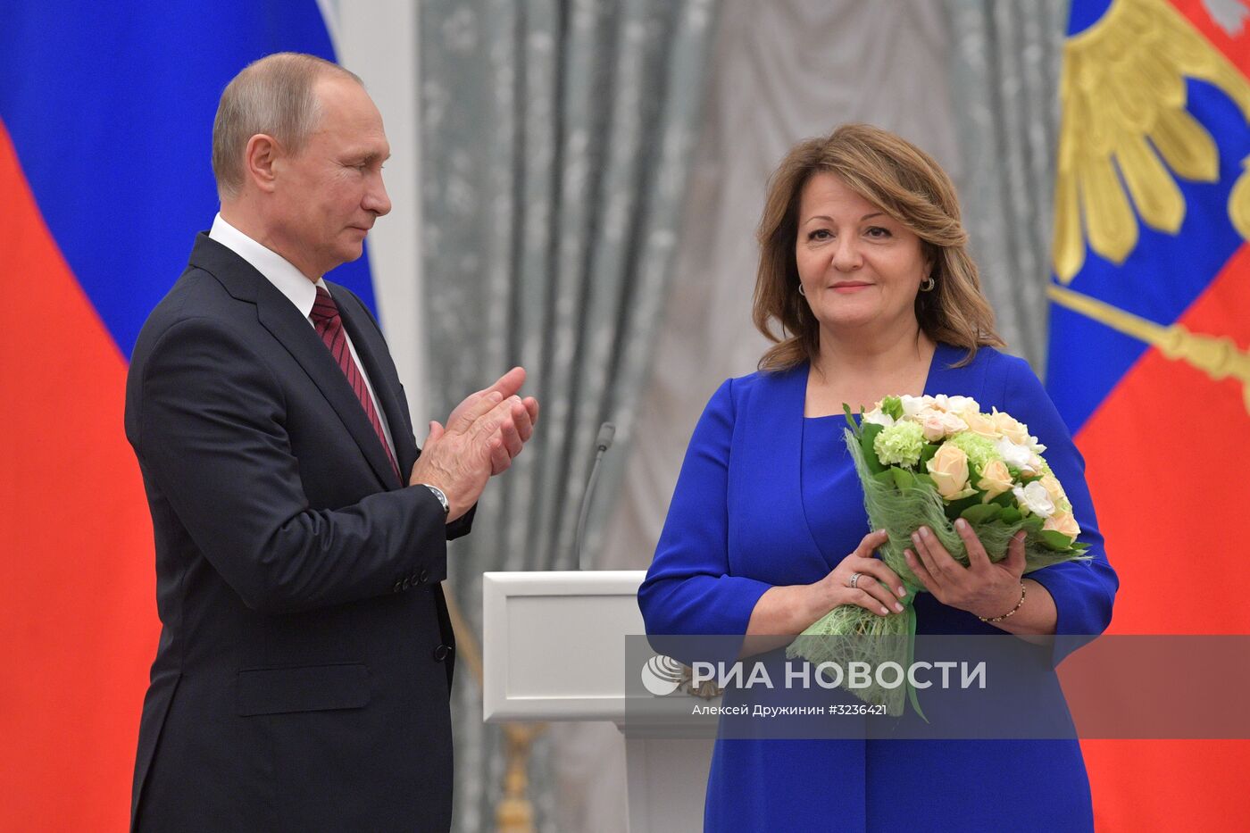 Президент РФ В. Путин вручил государственные награды в Кремле