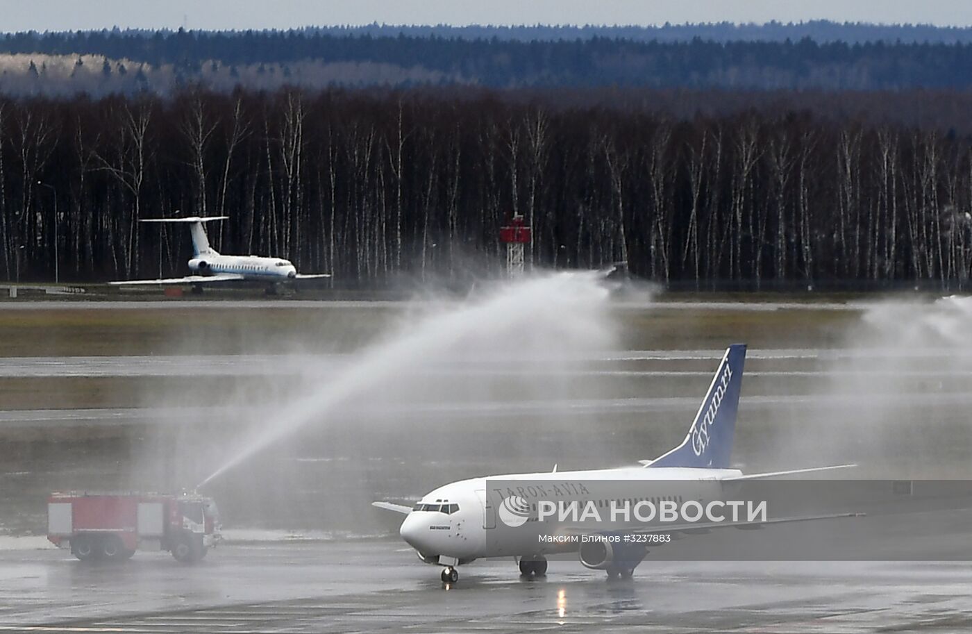 Первый рейс авиакомпании "Тарон-Авиа" из "Внуково"
