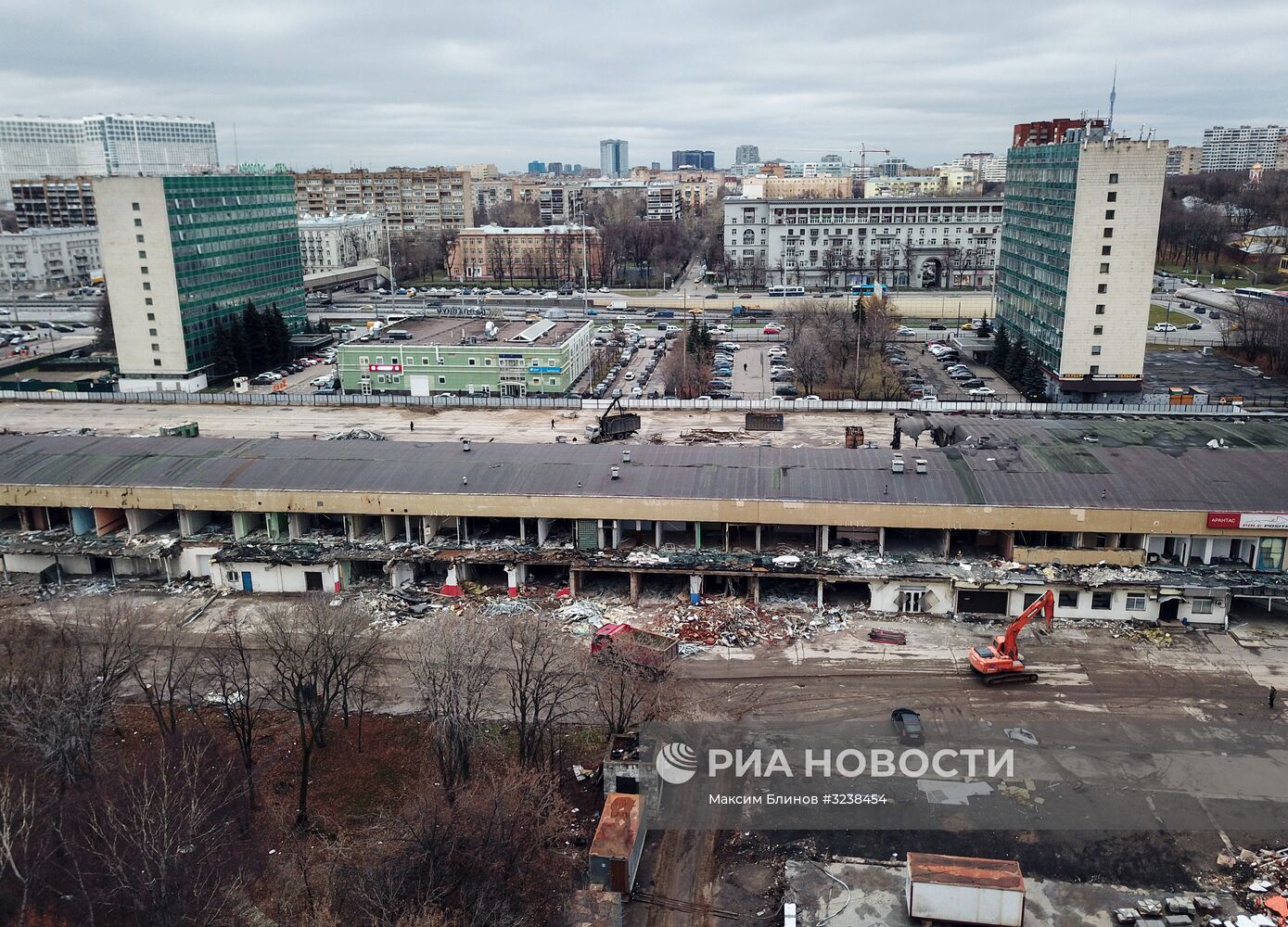 Снос Московского аэровокзала