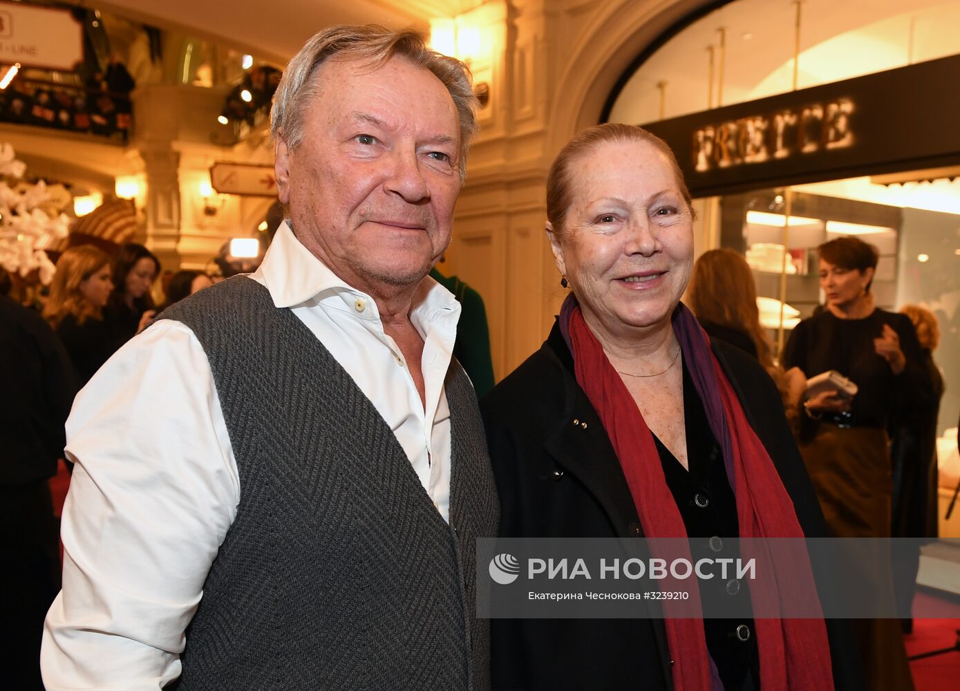 Открытие бутика Frette в ГУМе