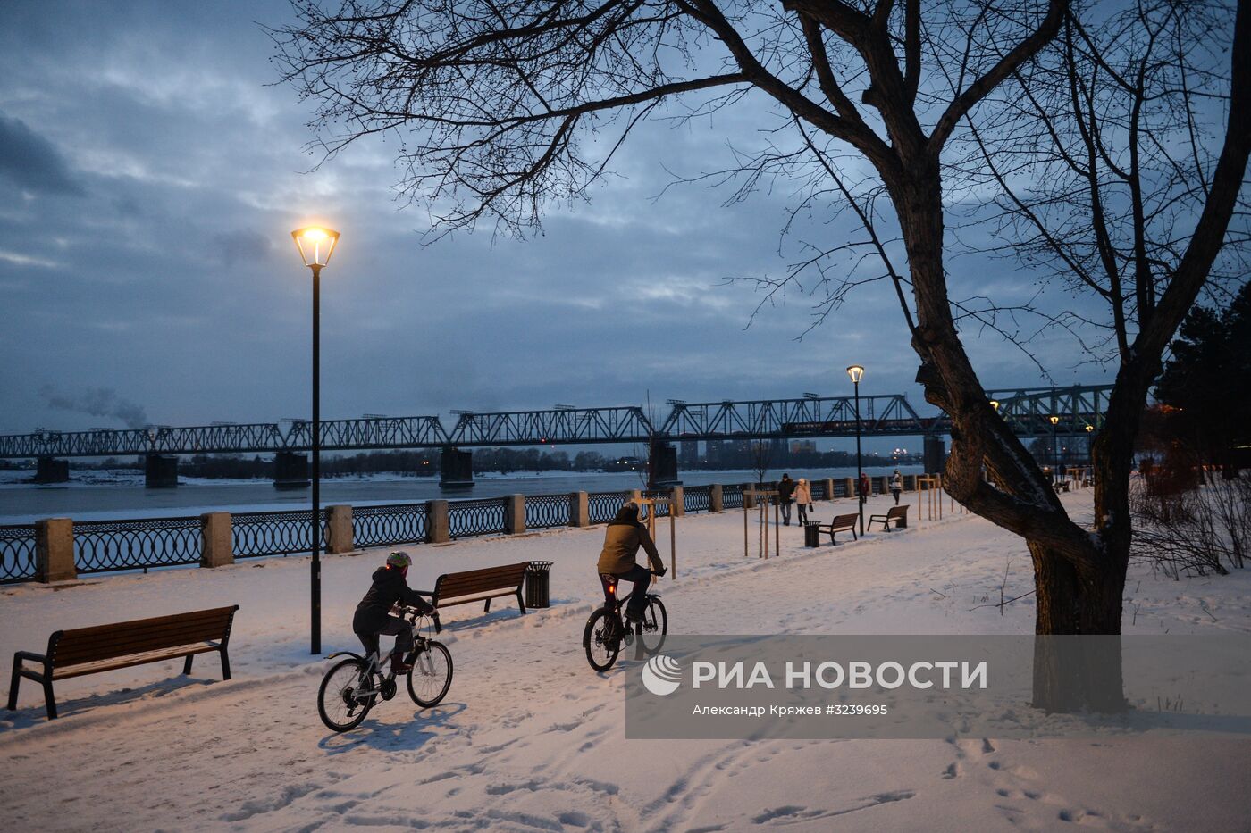 Зима в Новосибирске