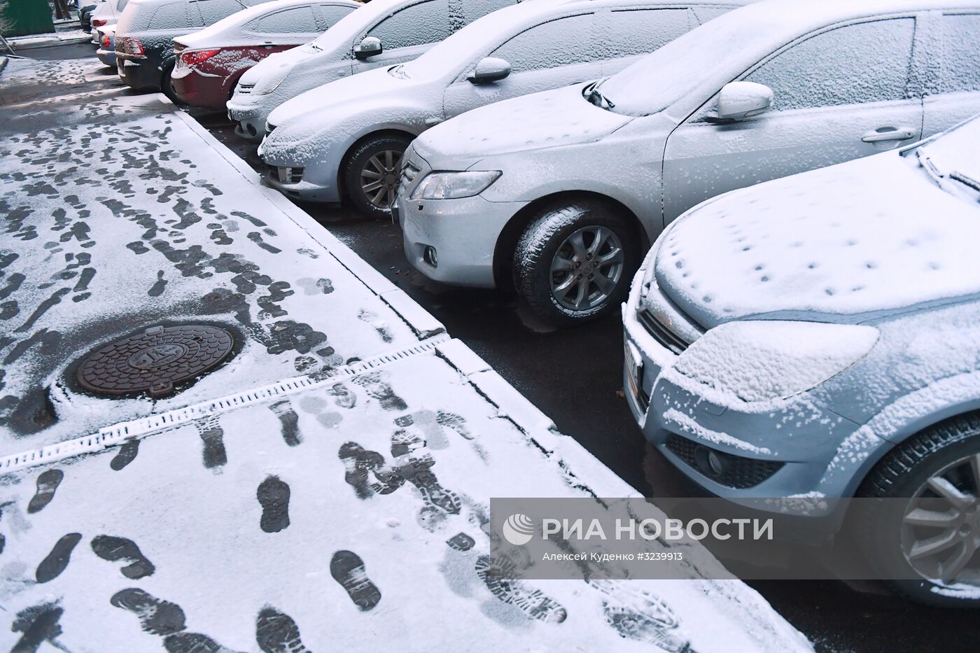 Снег в Москве