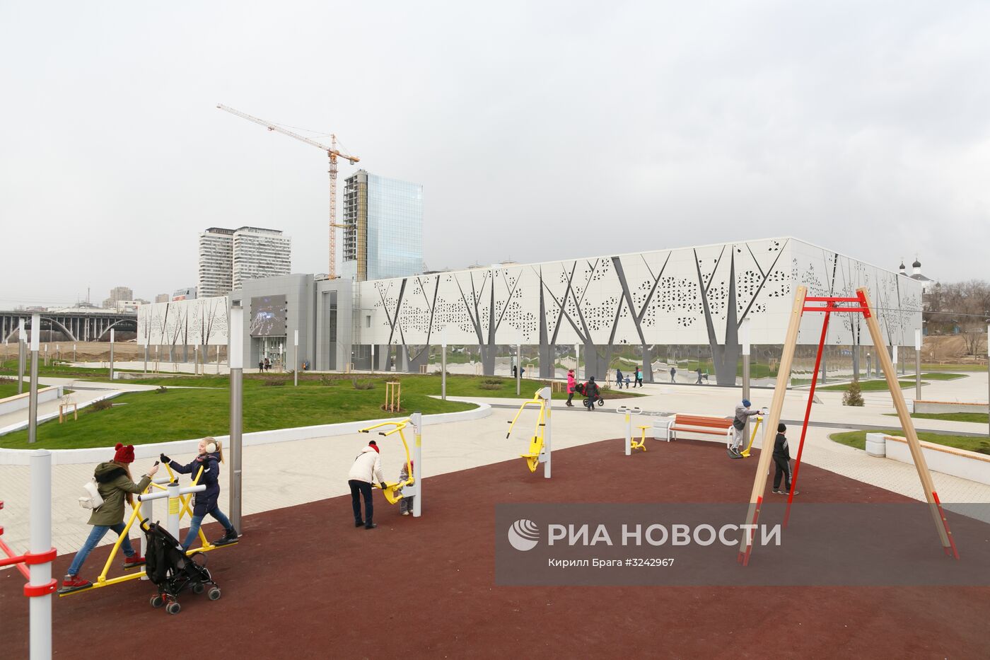 Здание пресс-центра к чемпионату мира по футболу 2018 в Волгограде