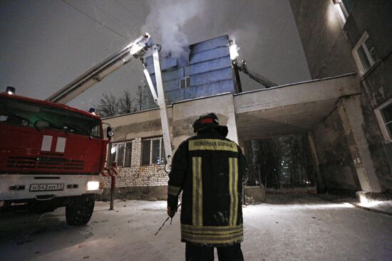 Взрыв газа в жилом доме в Мурманске