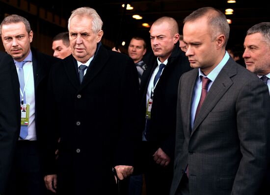 Глава Чешской Республики Милош Земан посетил Екатеринбург