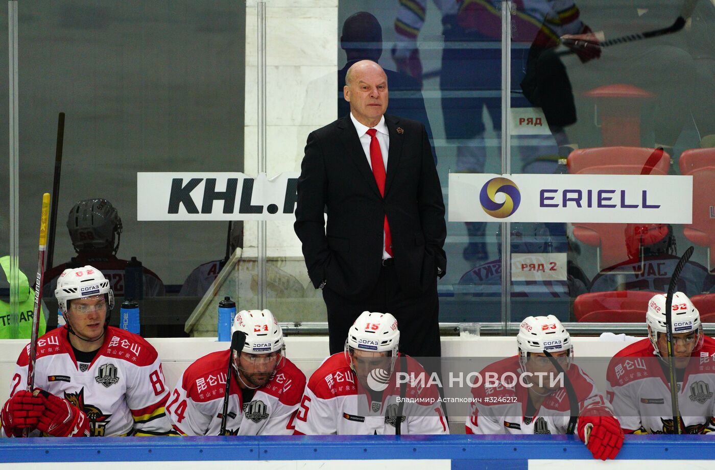 Хоккей. КХЛ. Матч ЦСКА - "Куньлунь"