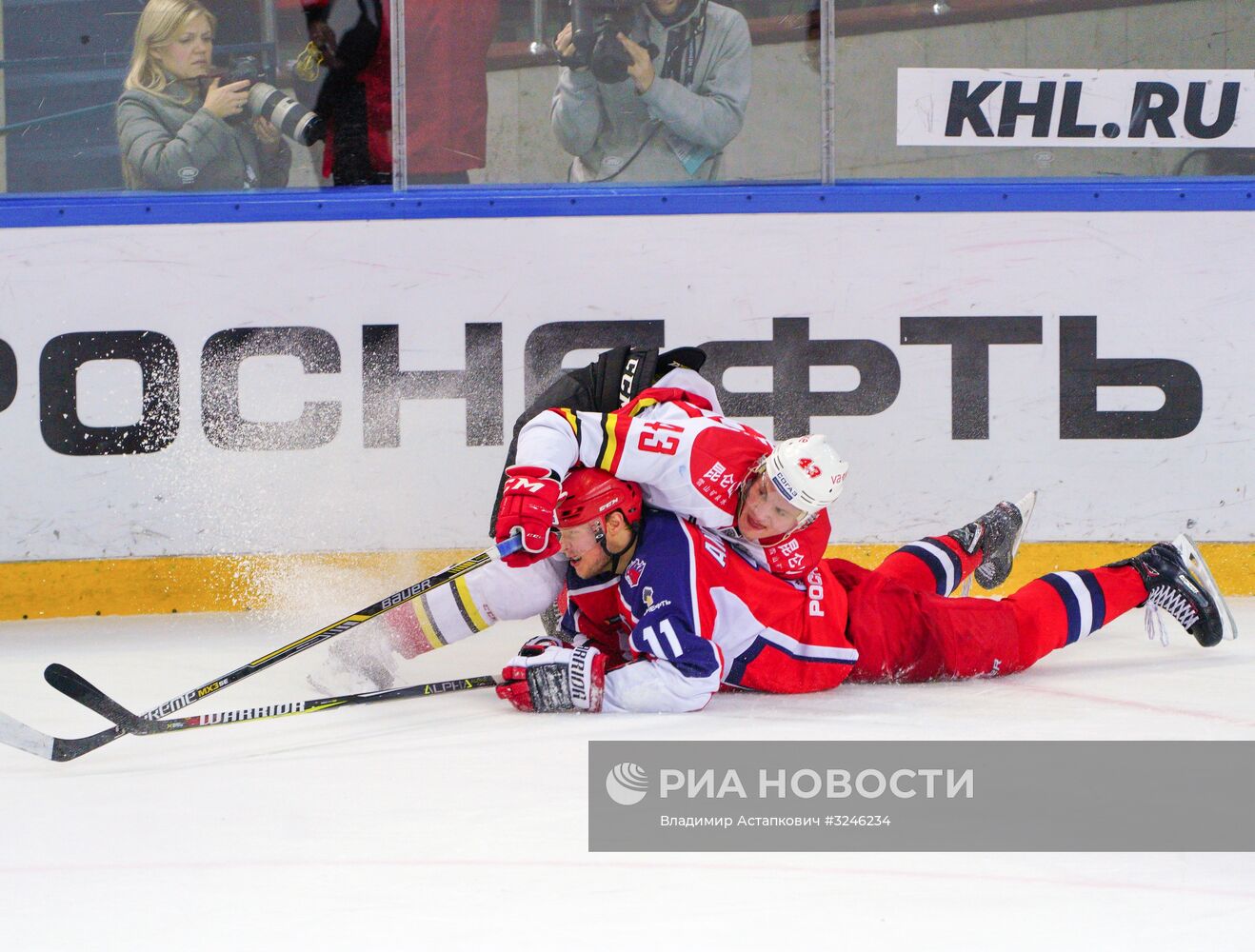 Хоккей. КХЛ. Матч ЦСКА - "Куньлунь"