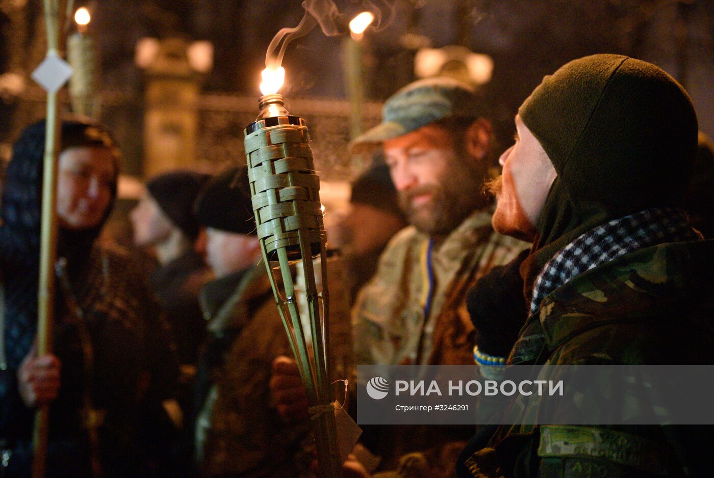 Шествие в Киеве, посвященное годовщине событий на Майдане