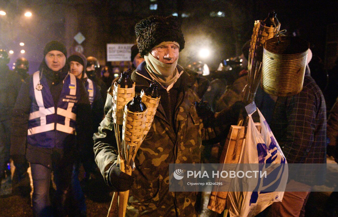 Шествие в Киеве, посвященное годовщине событий на Майдане