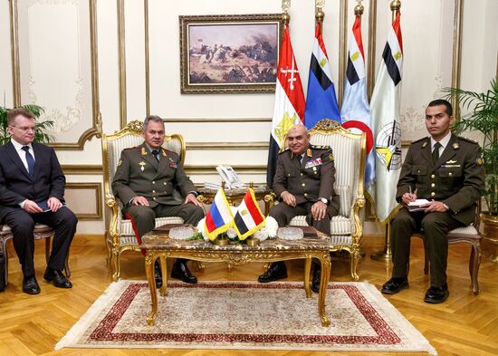 Рабочий визит министра обороны РФ Сергея Шойгу в Египет