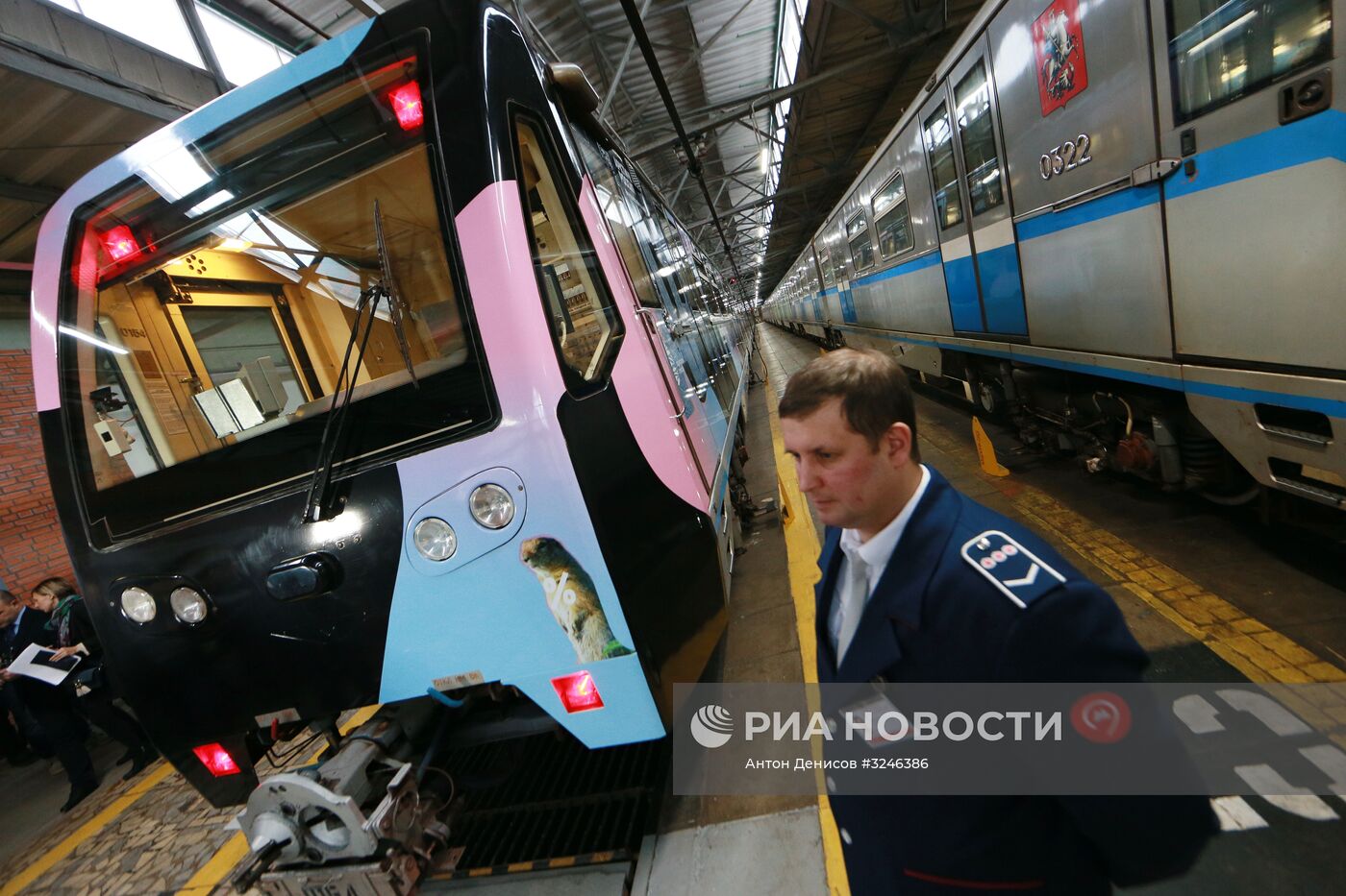 Запуск нового тематического поезда "Год экологии"