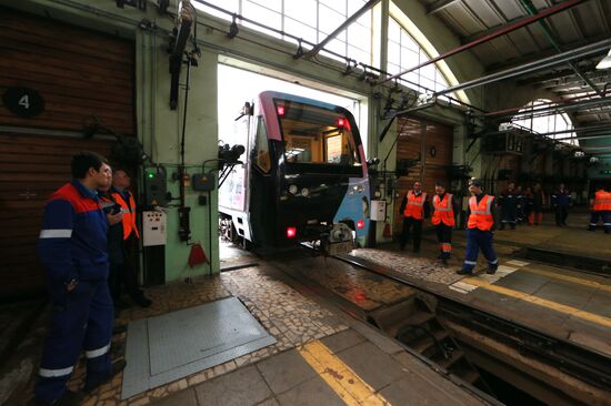 Запуск нового тематического поезда "Год экологии"