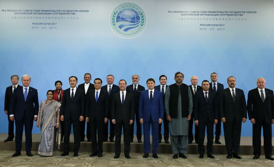 Заседание Совета глав правительств стран ШОС в Сочи