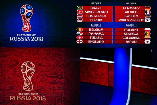 Официальная жеребьевка чемпионата мира по футболу 2018
