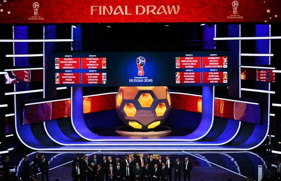 Официальная жеребьевка чемпионата мира по футболу 2018