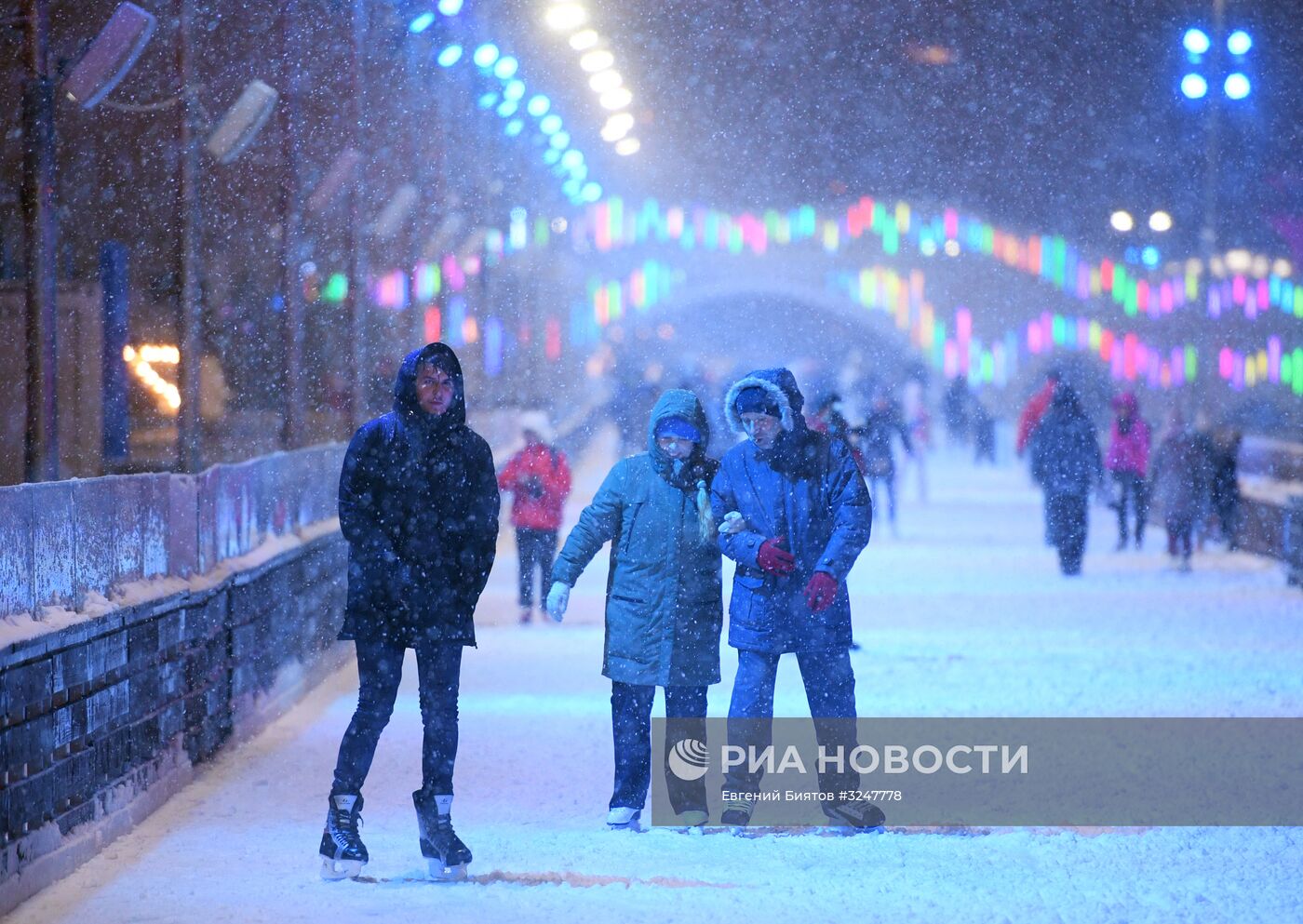 Открытие катка на ВДНХ