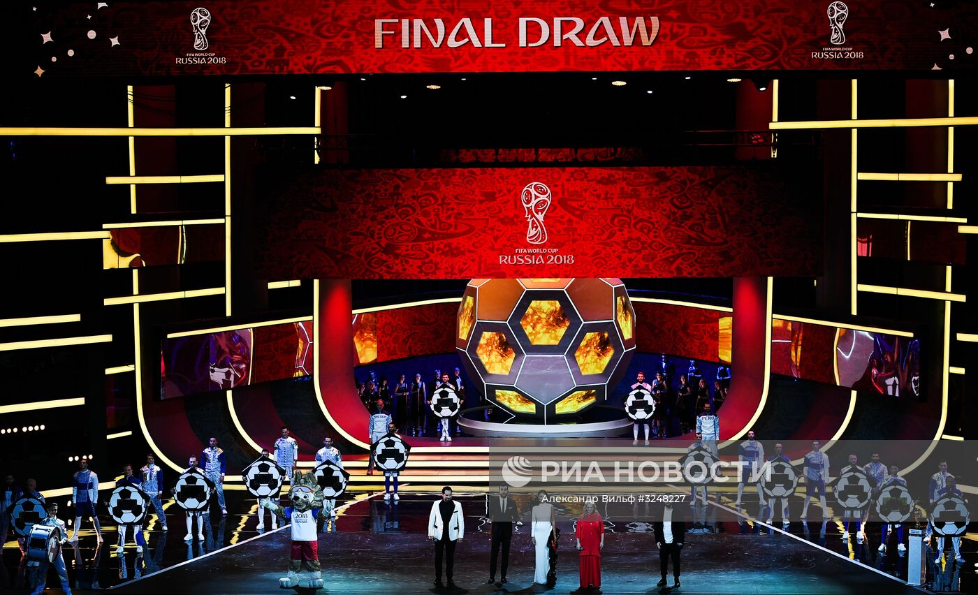 Официальная жеребьевка чемпионата мира по футболу 2018