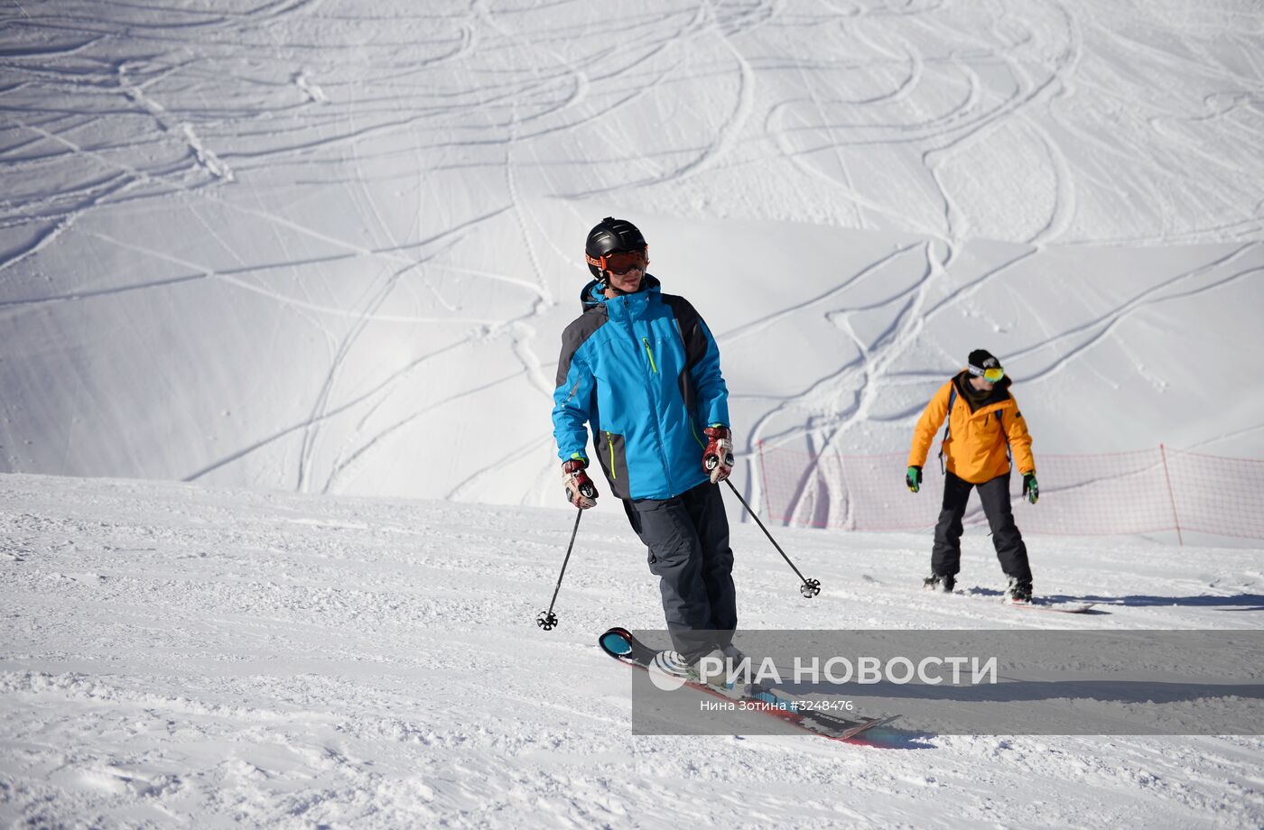 Открытие горнолыжного сезона на курорте "Горки Город" в Сочи