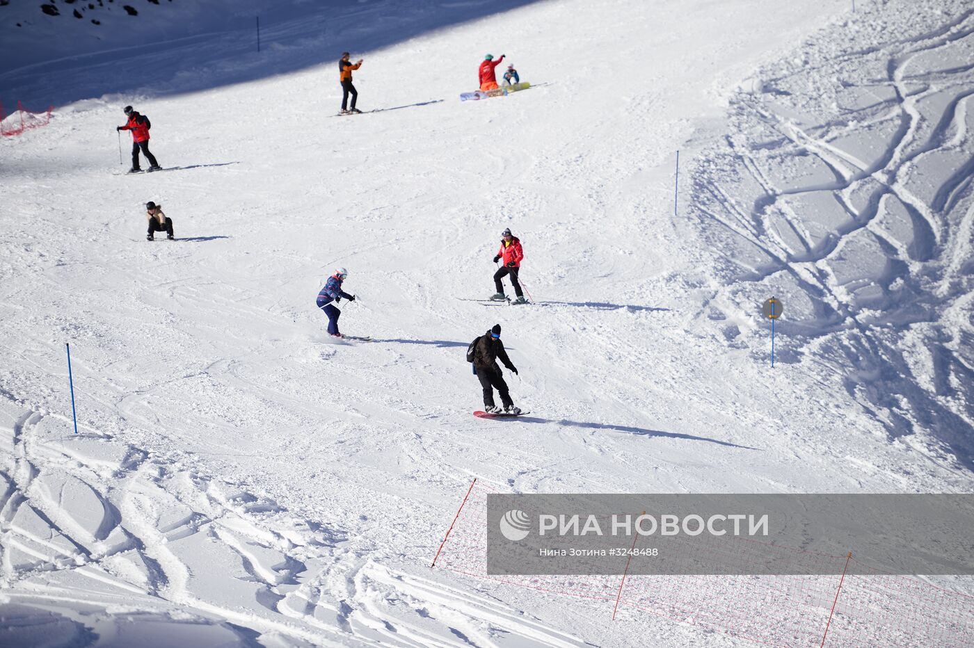 Открытие горнолыжного сезона на курорте "Горки Город" в Сочи