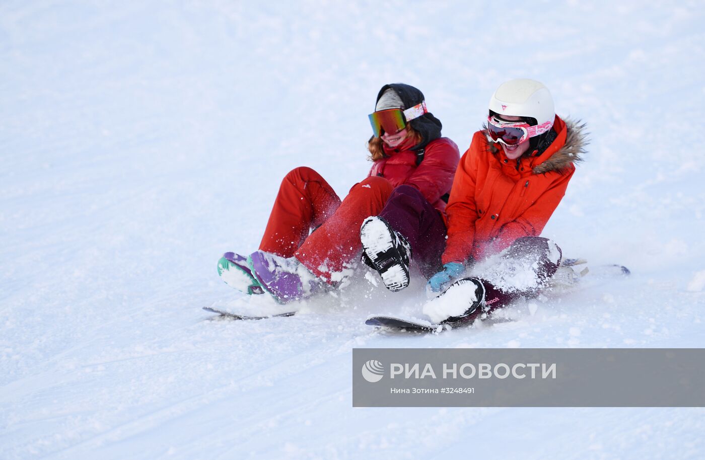 Открытие горнолыжного сезона на курорте "Горки Город" в Сочи