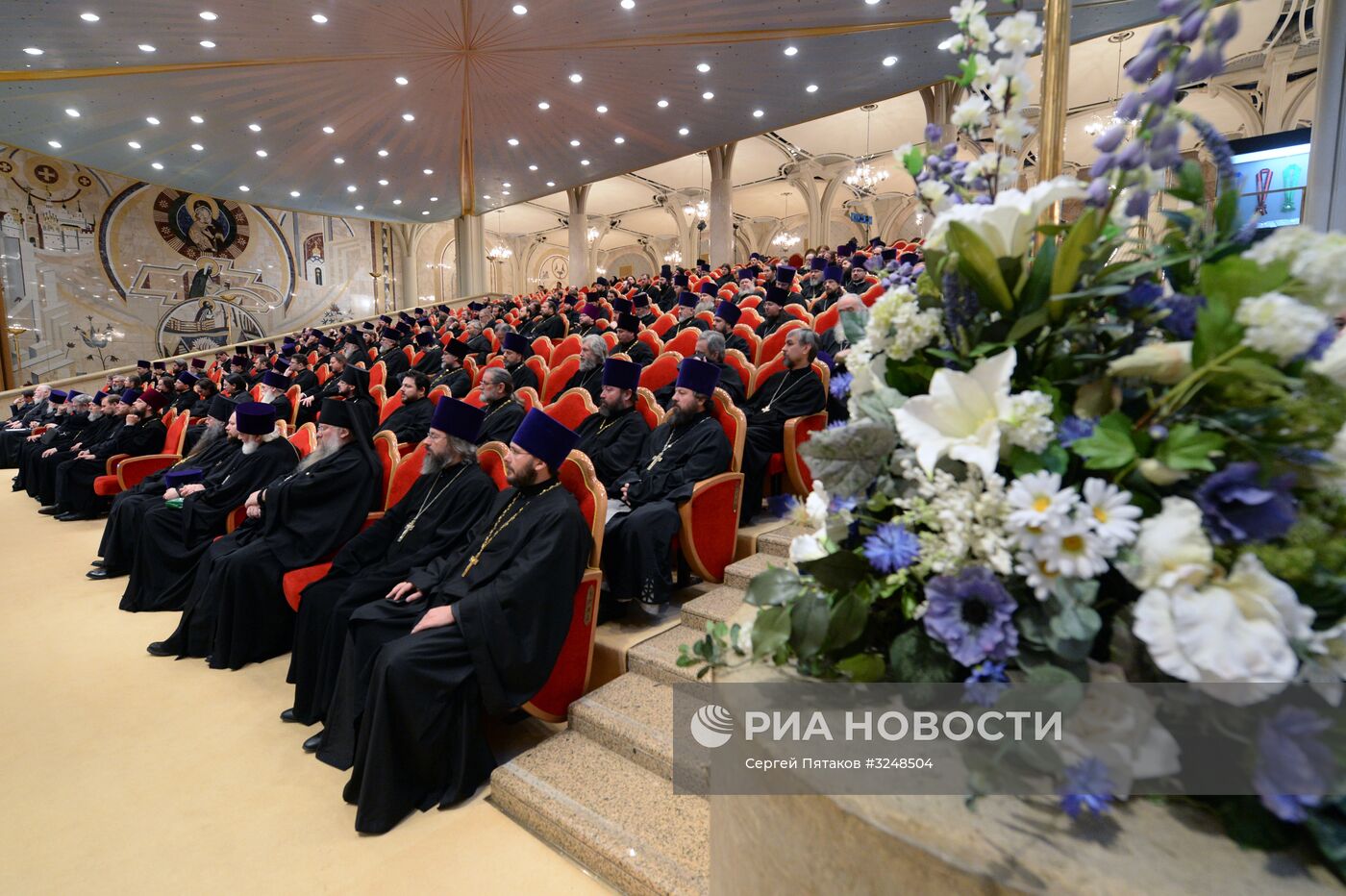 Заключительное торжественное заседание Архиерейского собора РПЦ