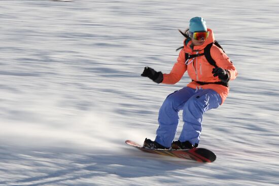 Открытие горнолыжного сезона на курорте "Горки Город" в Сочи
