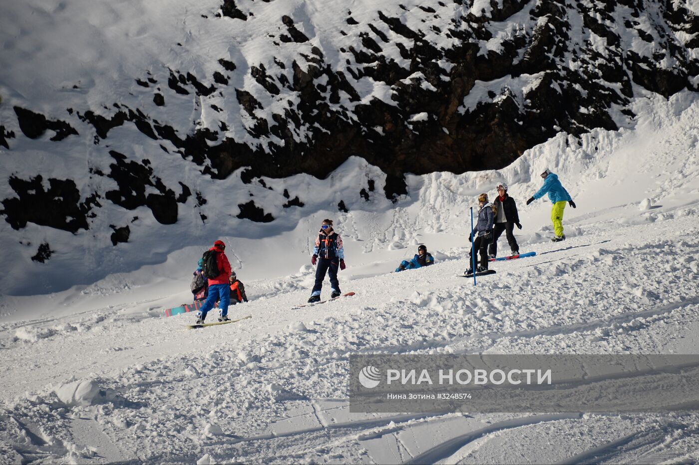 Открытие горнолыжного сезона на курорте "Горки Город" в Сочи