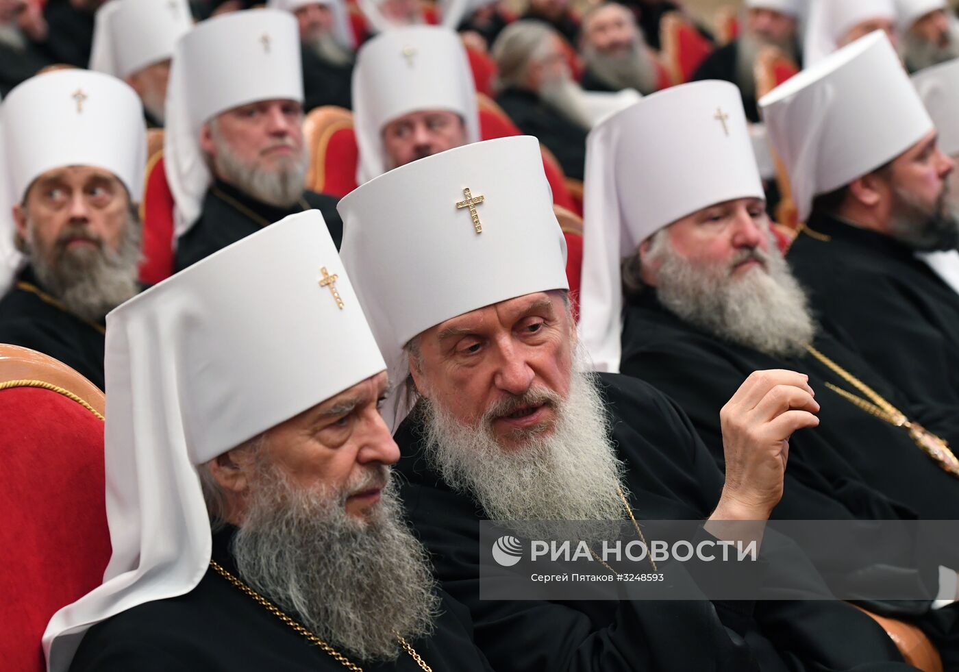 Заключительное торжественное заседание Архиерейского собора РПЦ