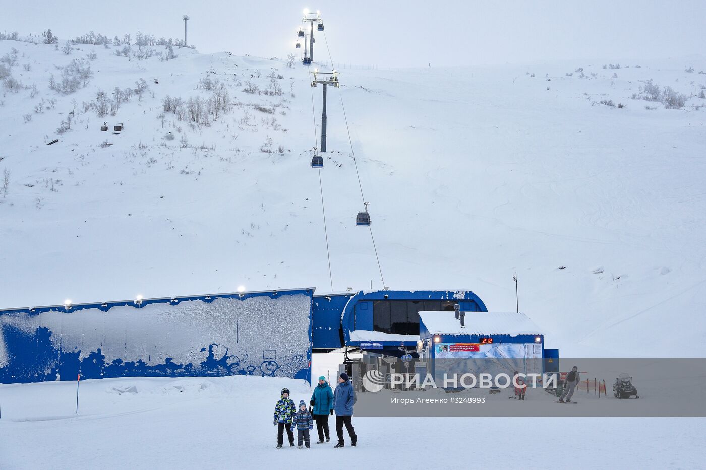 Открытие горнолыжного сезона в Хибинах