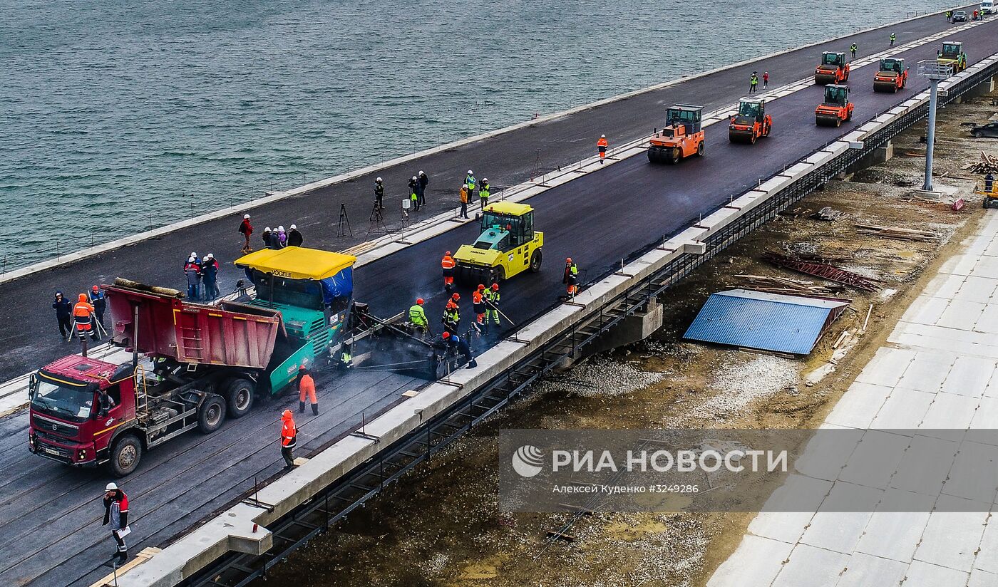 Строительство Крымского моста