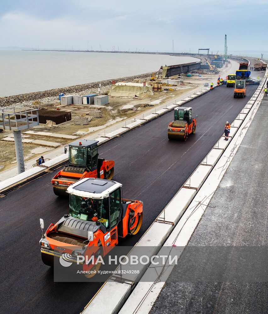 Строительство Крымского моста