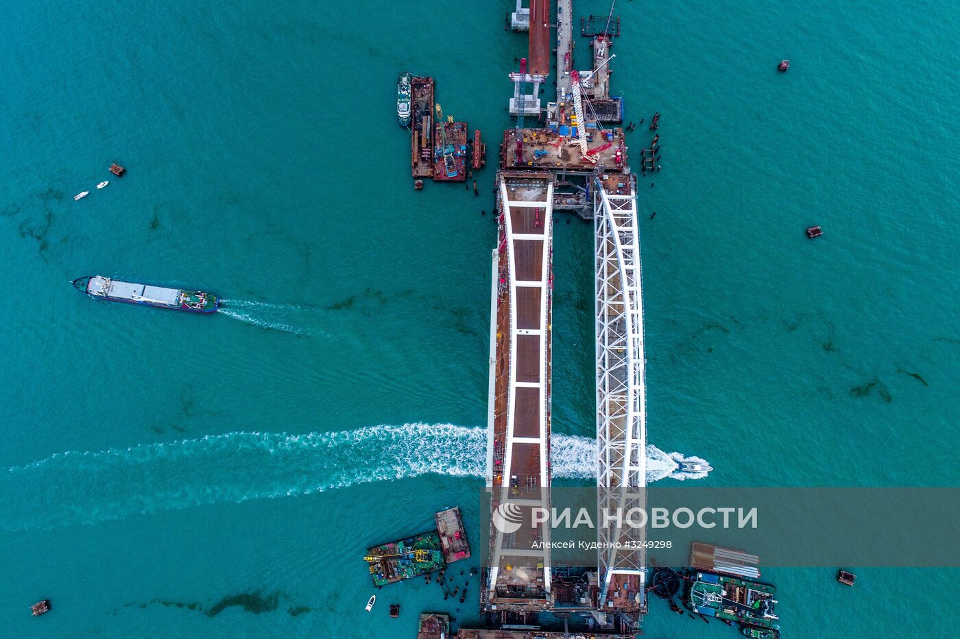 Строительство Крымского моста