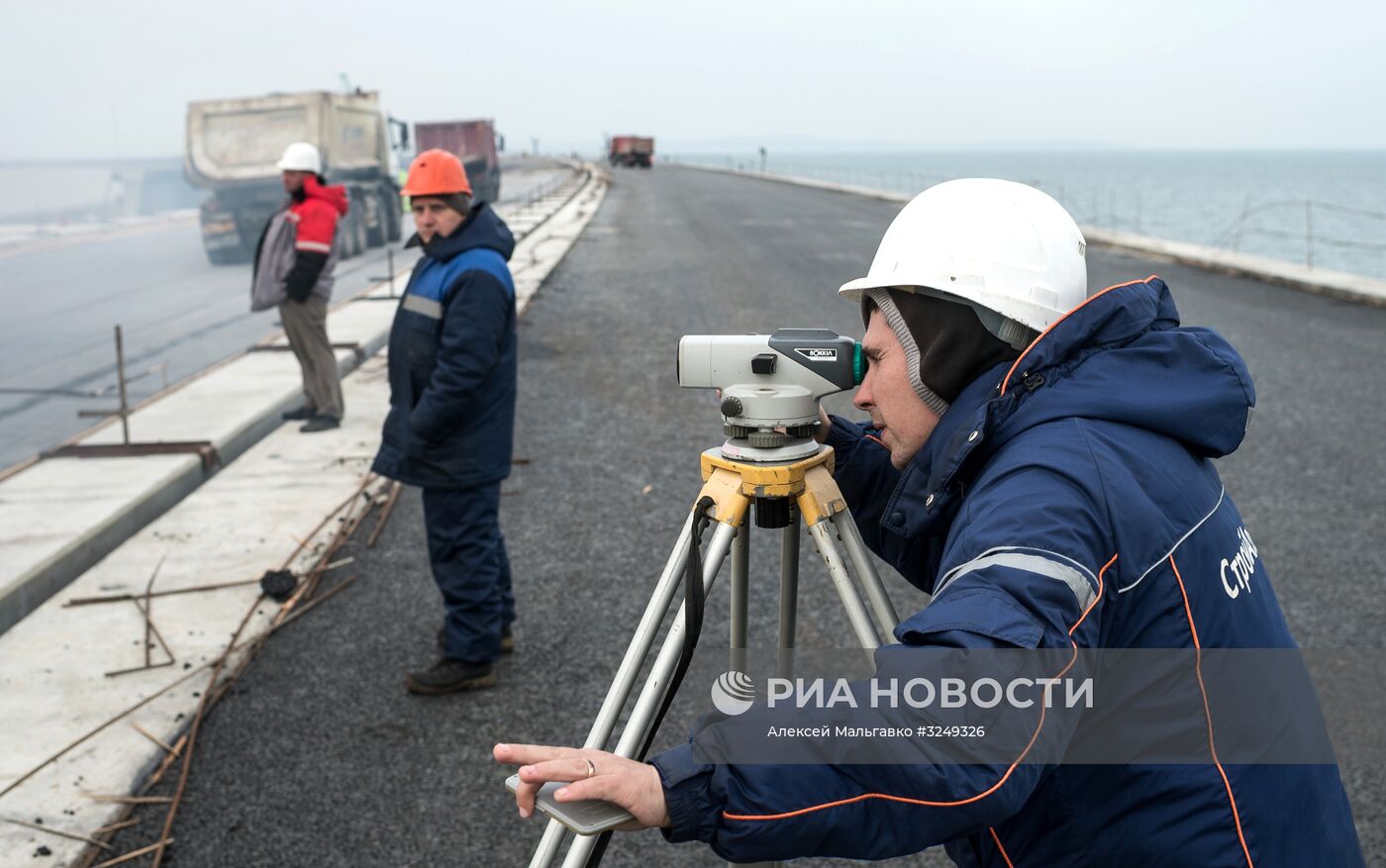 Строительство Крымского моста